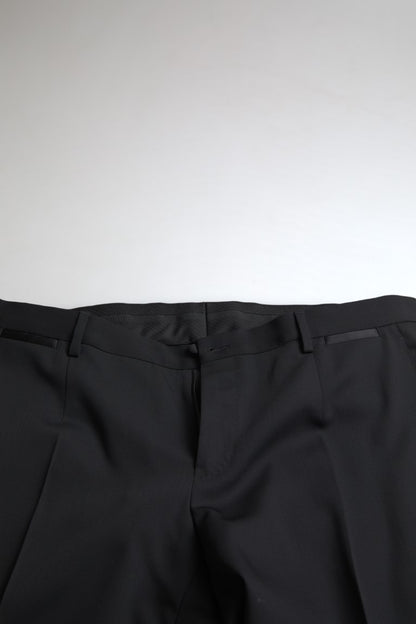 Dolce &amp; Gabbana – Schwarzer, zweiteiliger, einreihiger MARTINI-Anzug