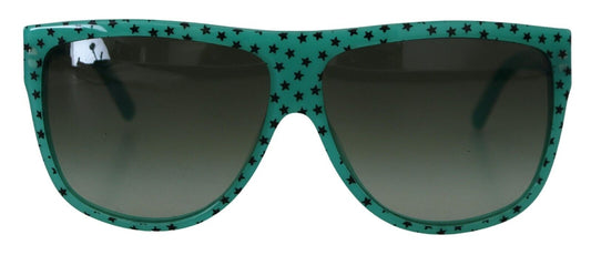 Dolce &amp; Gabbana – Quadratische Sonnenbrille aus Acetat mit grünen Sternen