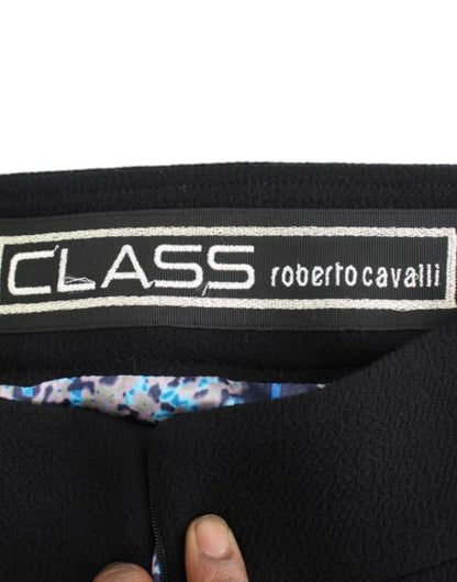 Cavalli Schwarzer Bleistiftrock aus Wolle