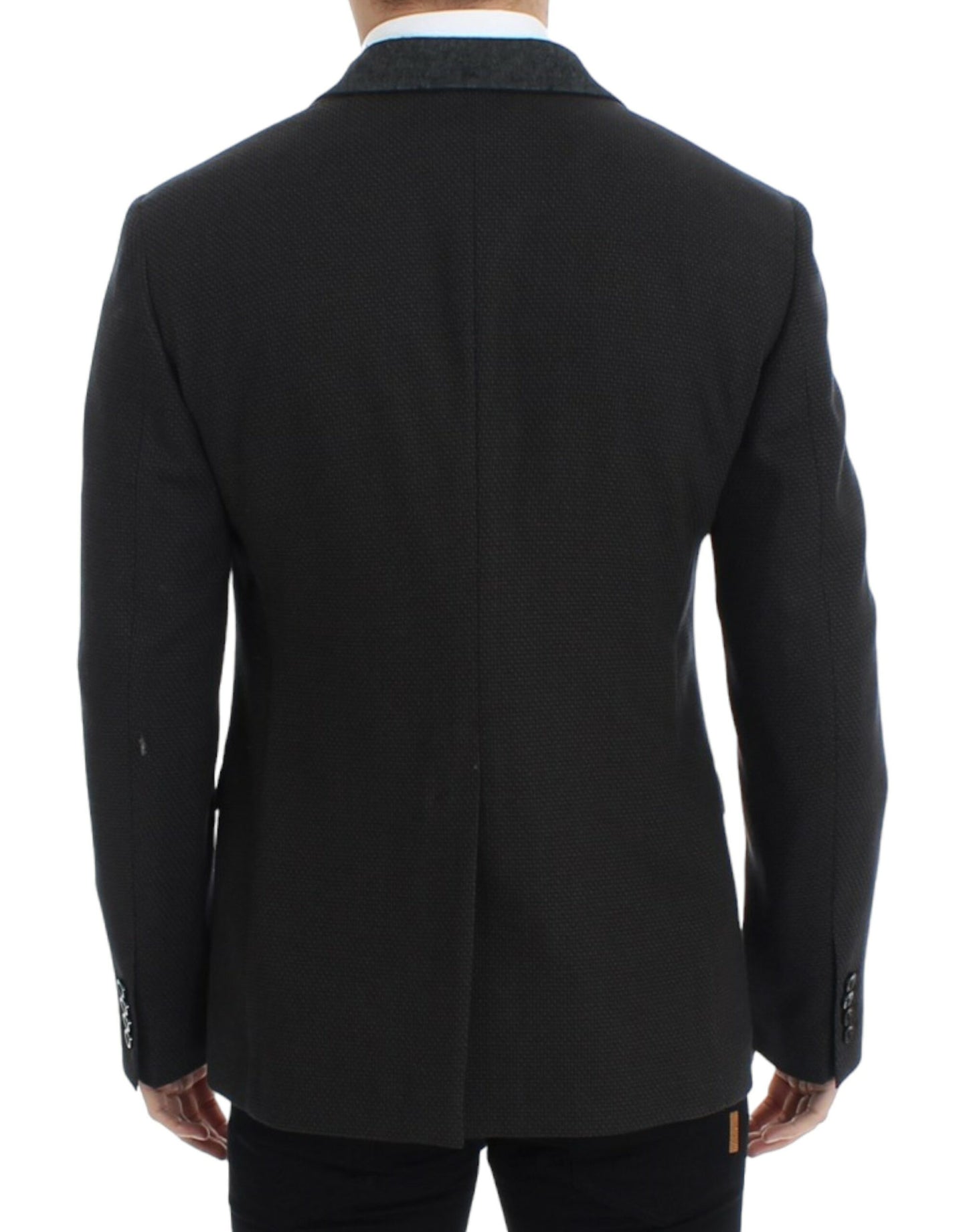 Dolce &amp; Gabbana – Brauner Slim-Fit-Blazer aus Wolle