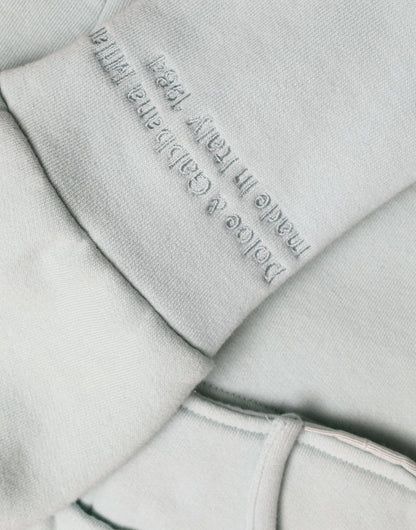 Dolce &amp; Gabbana Mintgrüner Pullover mit Baumwolltaschen