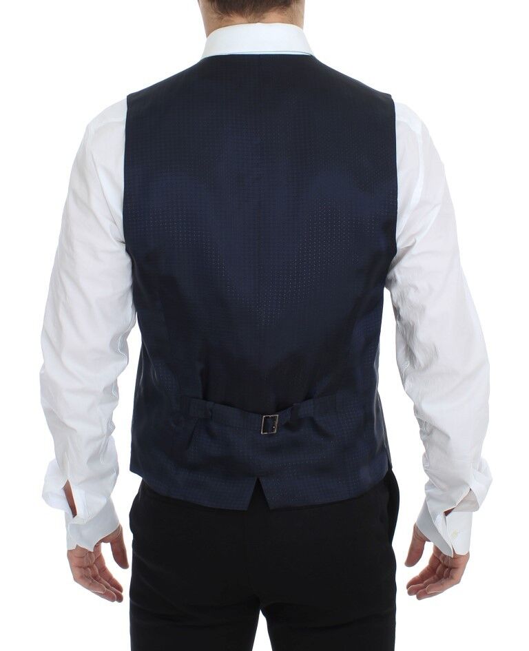 Dolce &amp; Gabbana – Graue Stretch-Weste für formelle Anlässe