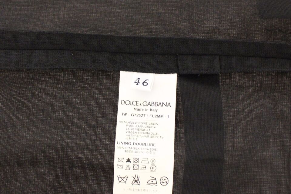 Dolce &amp; Gabbana – Schwarze Weste aus Wolle für formelle Anlässe