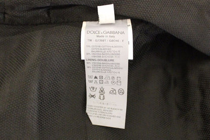 Dolce &amp; Gabbana – Schwarze Weste aus Baumwollmischung