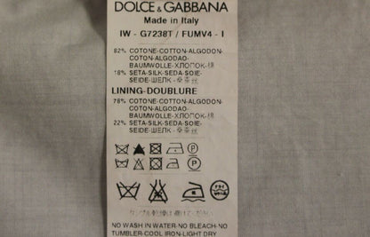 Dolce &amp; Gabbana Beige Seidenmischung Kleid Formale Weste Gilet