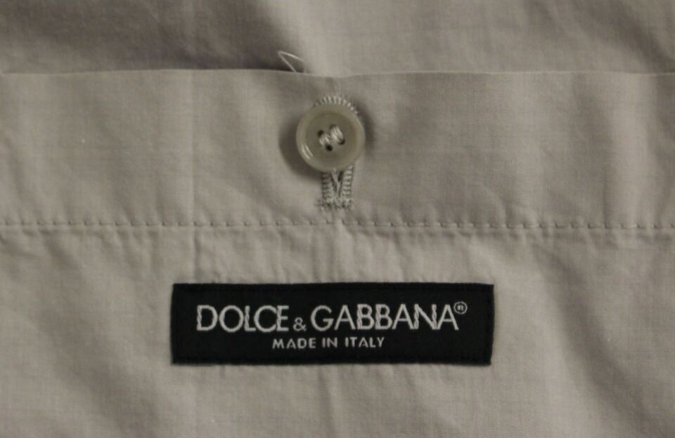 Dolce &amp; Gabbana Beige Seidenmischung Kleid Formale Weste Gilet