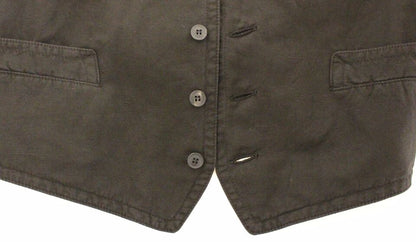 Dolce &amp; Gabbana – Schwarzer Blazer aus Leinen und Baumwolle