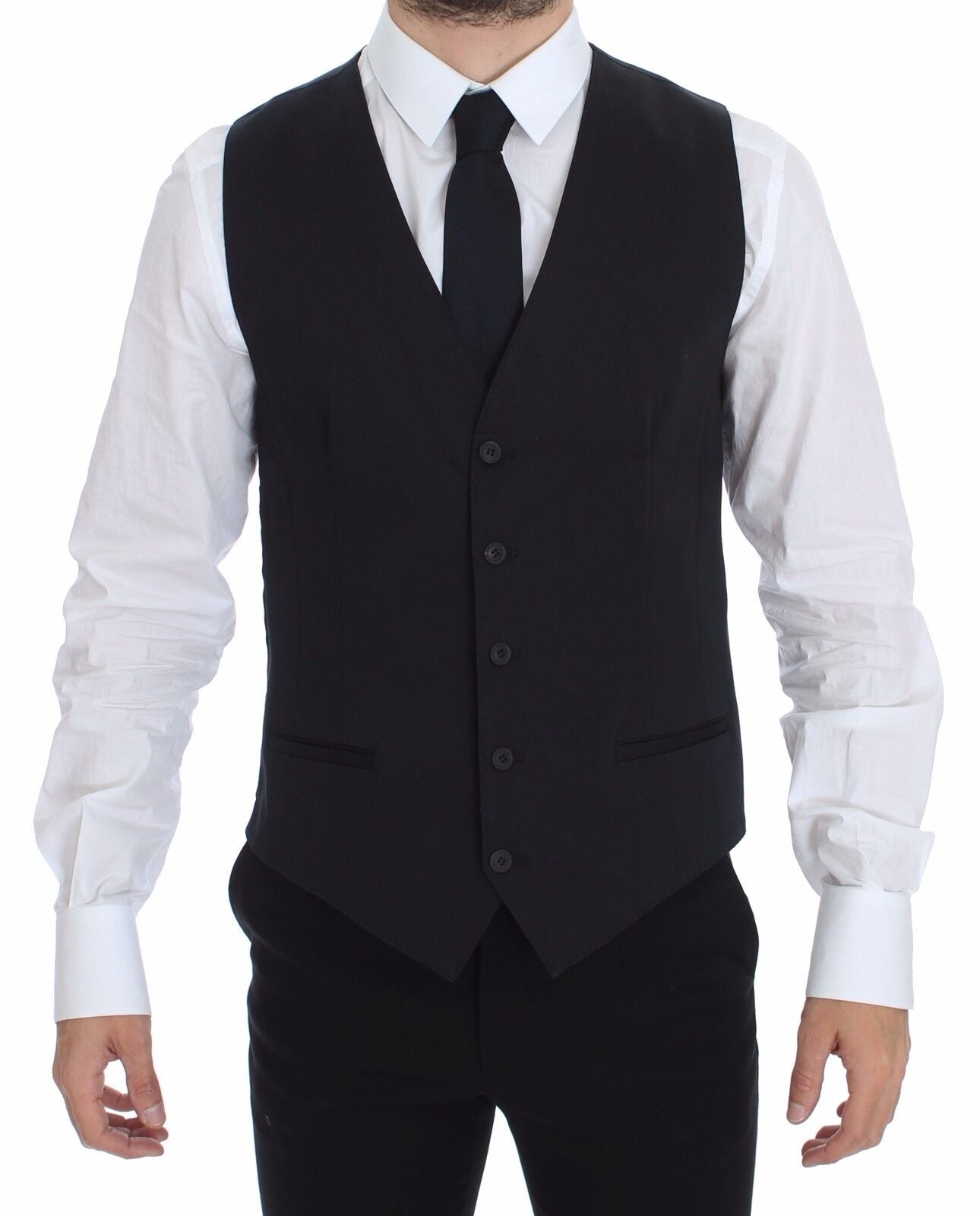 Dolce &amp; Gabbana – Blauer Blazer aus Baumwollstretch