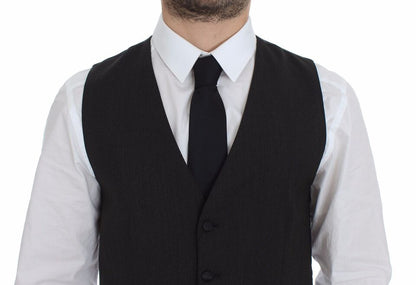 Dolce &amp; Gabbana – Grauer Blazer aus Stretchwolle