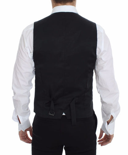 Dolce &amp; Gabbana – Grauer Blazer aus Stretchwolle