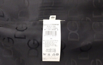 Dolce &amp; Gabbana – Blauer Blazer aus Baumwollstretch