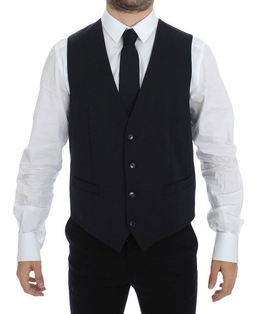 Dolce &amp; Gabbana – Blauer Blazer aus Baumwollstretch