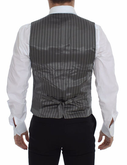 Dolce &amp; Gabbana Grauer Blazer aus Baumwollstretch
