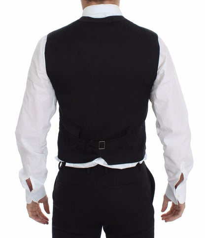 Dolce &amp; Gabbana – Schwarzer Blazer aus Baumwollviskose