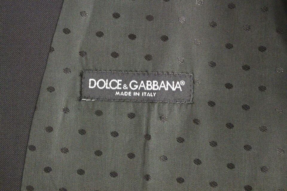 Dolce &amp; Gabbana Schwarze Weste aus Wolle für formelle Anlässe