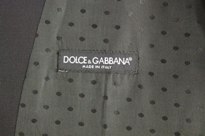 Dolce &amp; Gabbana Schwarze Weste aus Wolle für formelle Anlässe