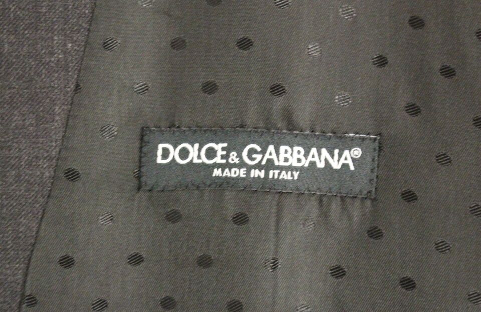 Dolce &amp; Gabbana Graue Weste aus Wolle für formelle Anlässe