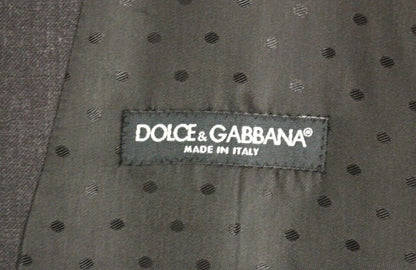 Dolce &amp; Gabbana Graue Weste aus Wolle für formelle Anlässe