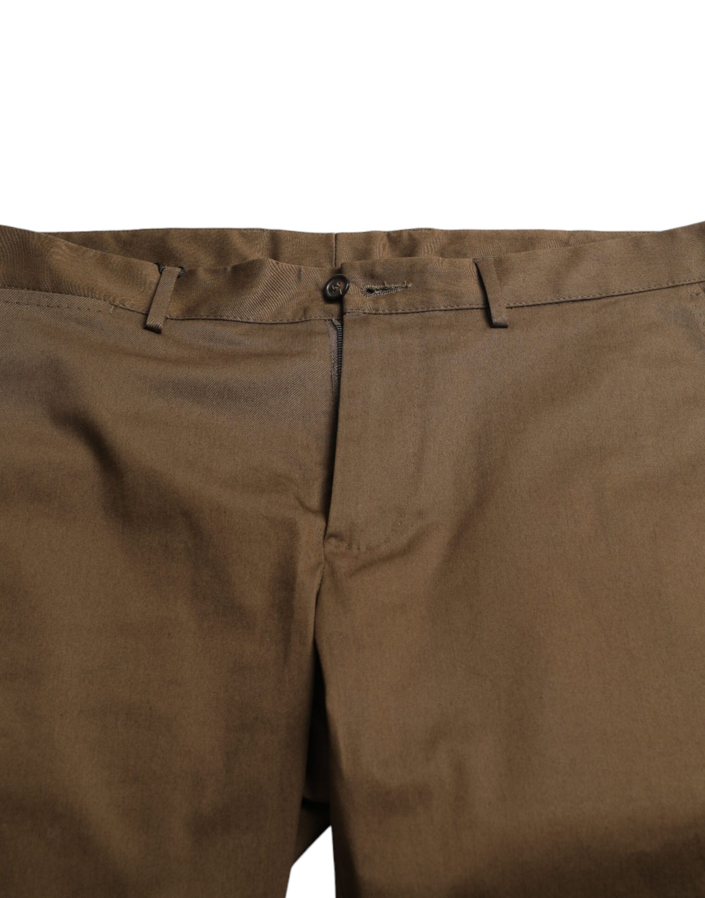 Dolce &amp; Gabbana – Braune Bermudashorts aus Baumwollstretch für Herren