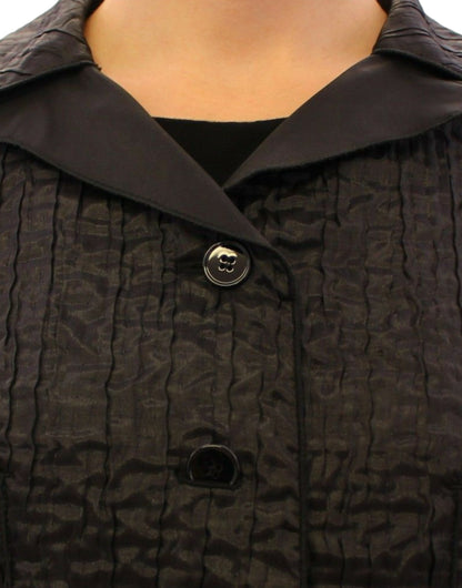 Dolce &amp; Gabbana Schwarzer kurzer Bolero-Jackenmantel