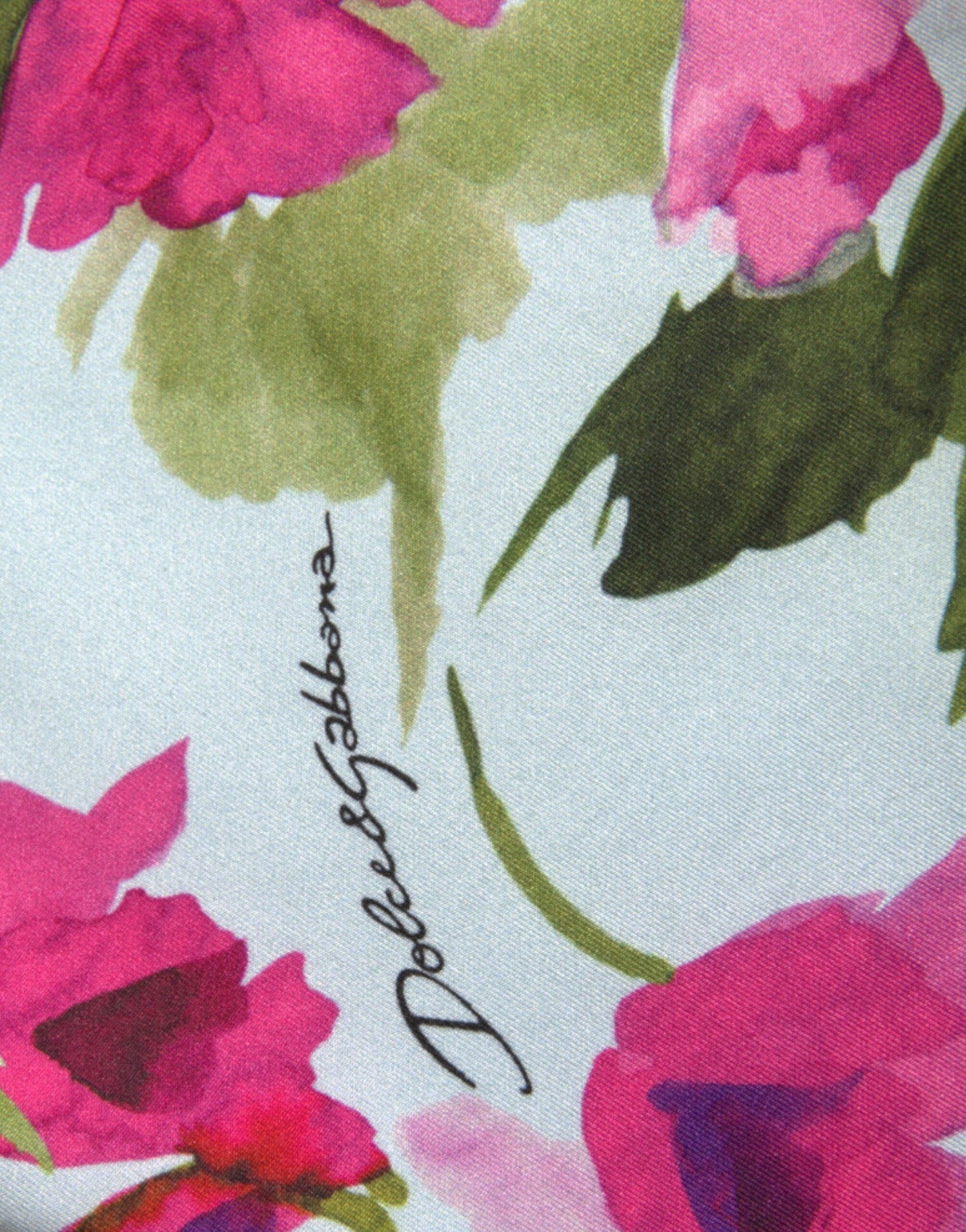 Dolce &amp; Gabbana Multicolor Floral High Waist Leggings Pants