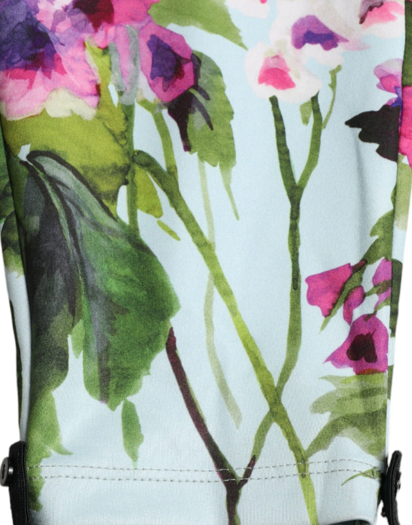 Dolce &amp; Gabbana Multicolor Floral High Waist Leggings Pants