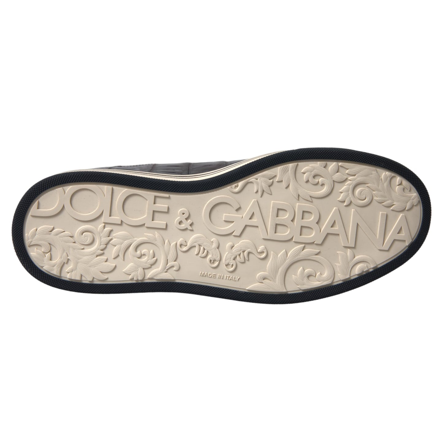 Dolce &amp; Gabbana Braun Krokodil Exotisches Leder Männer Casual Sneakers Schuhe
