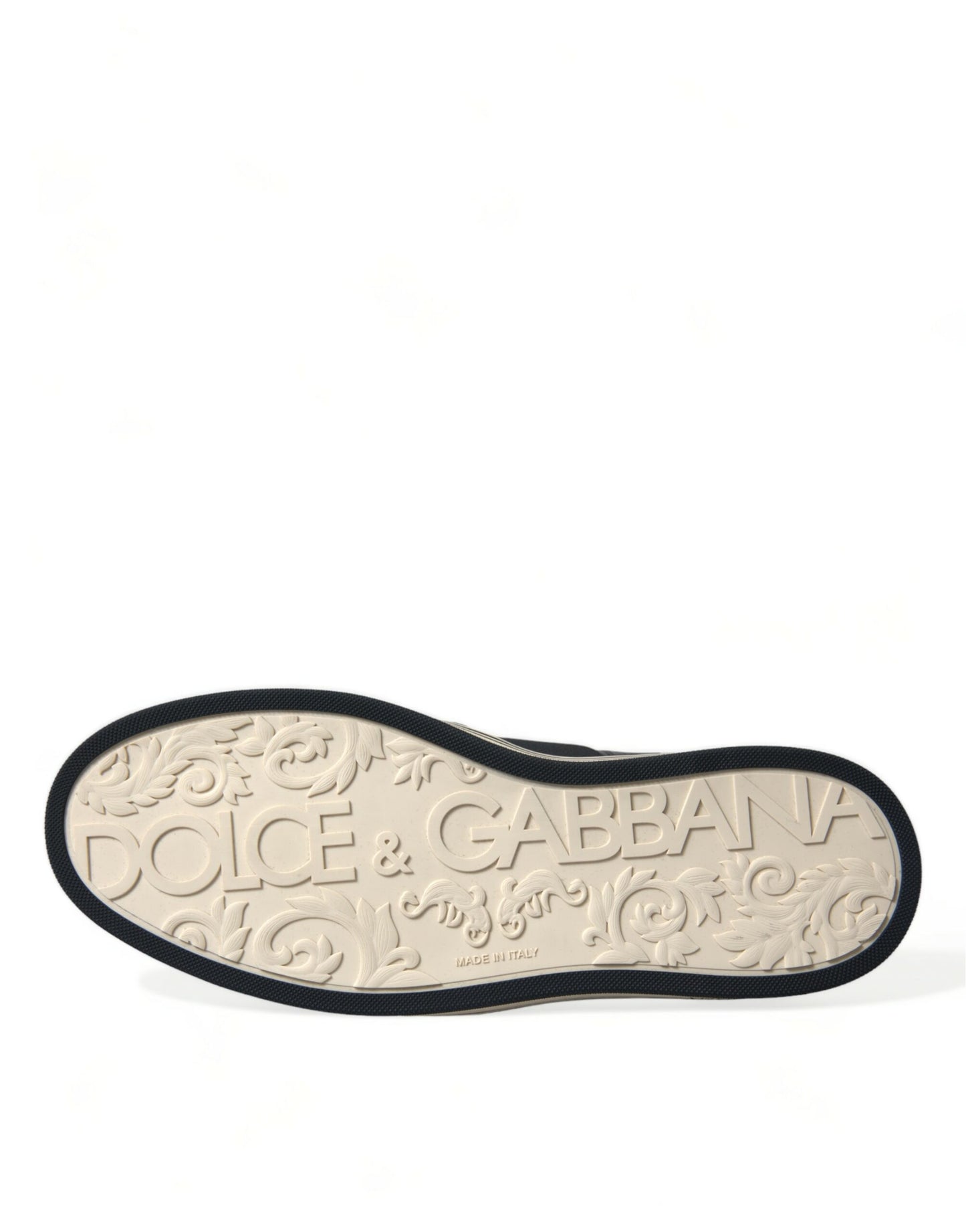 Dolce &amp; Gabbana – Schwarze Sneakers aus exotischem Leder in Kroko-Optik