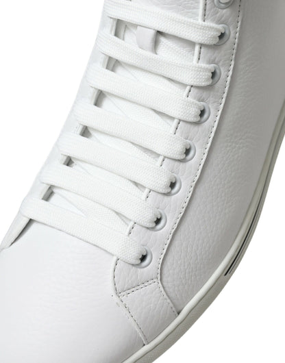 Dolce &amp; Gabbana Weiße Saint Tropez High Top Herren Sneakers Schuhe