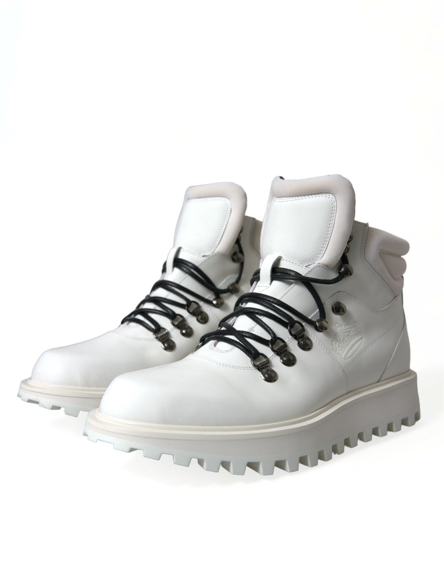 Dolce &amp; Gabbana Weiße Vulcano Trekking-Stiefeletten