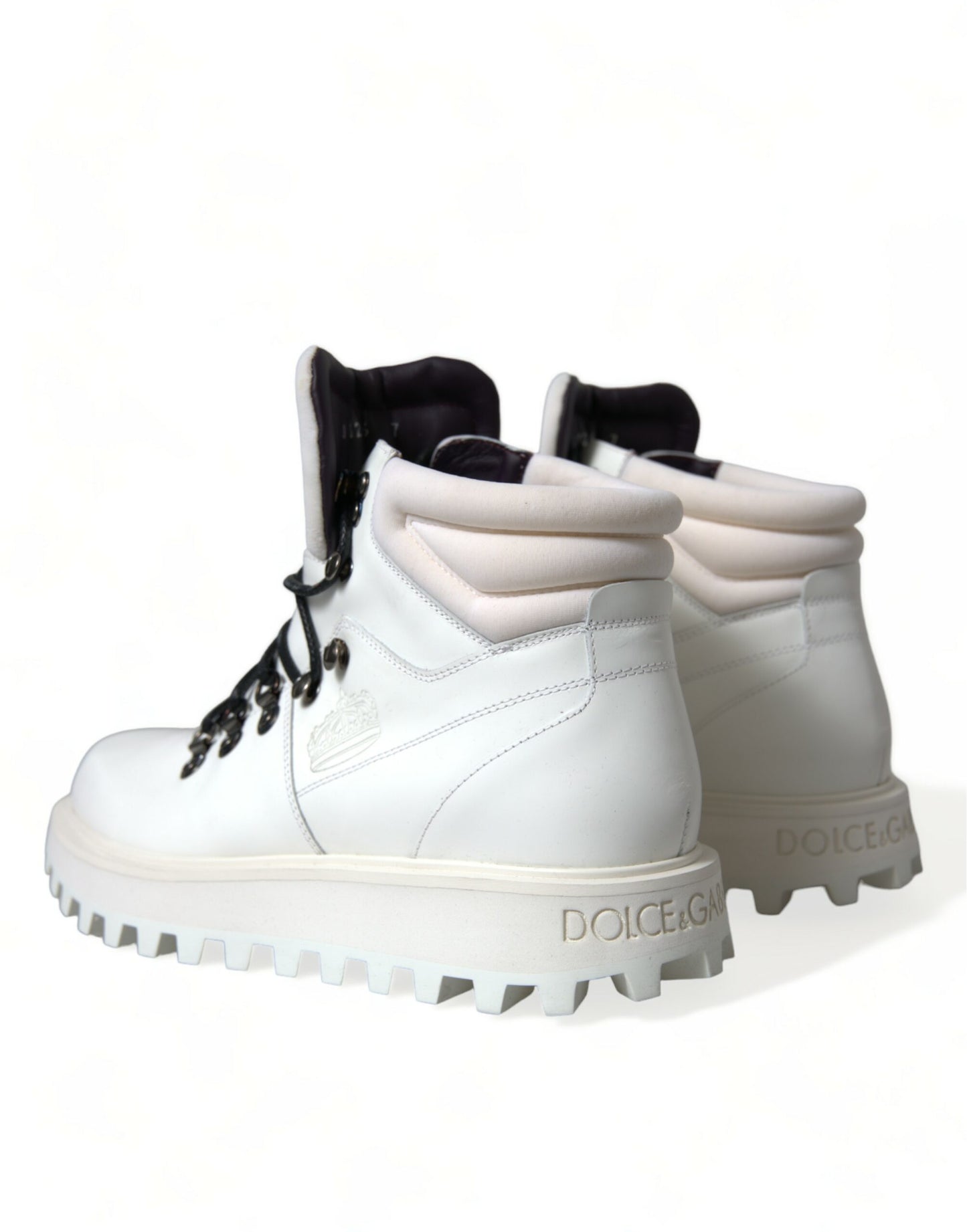 Dolce &amp; Gabbana Weiße Vulcano Trekking-Stiefeletten