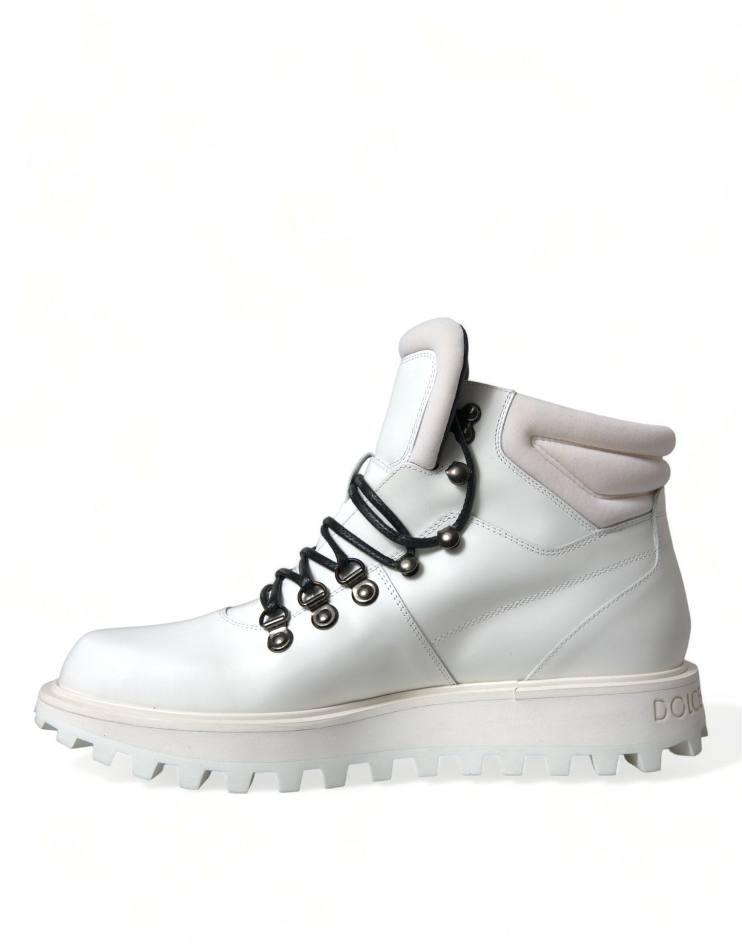 Dolce &amp; Gabbana Weiße Vulcano Trekking-Stiefeletten