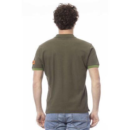 Invicta Grünes Poloshirt aus Baumwolle für Herren