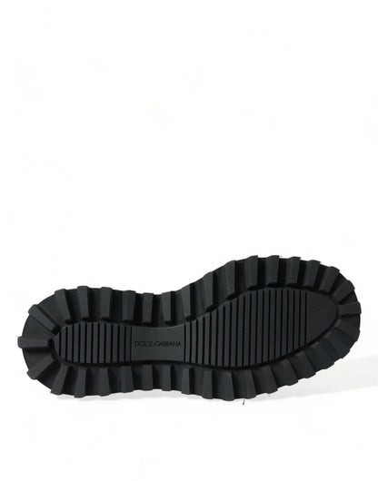 Dolce &amp; Gabbana – Chelsea-Stiefel aus Stretch-Leder in Schwarz
