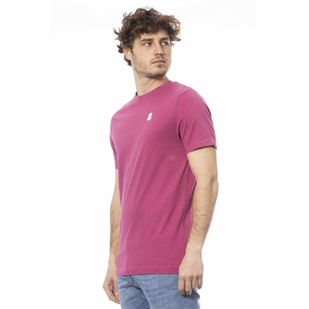 Invicta Lila Baumwoll-T-Shirt für Herren