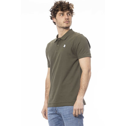 Invicta Grünes Poloshirt aus Baumwolle für Herren