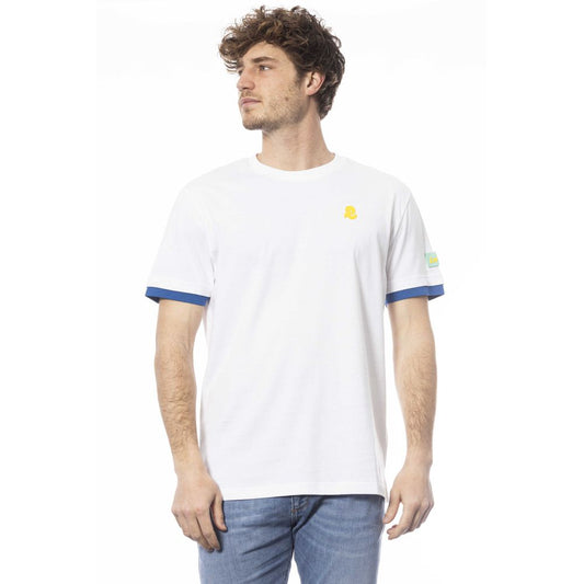 Invicta Weißes Baumwoll-T-Shirt für Herren