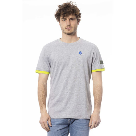 Invicta Graues Baumwoll-T-Shirt für Herren
