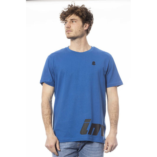 Invicta Blaues Baumwoll-T-Shirt für Herren