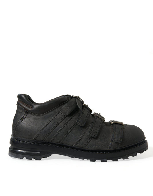 Dolce &amp; Gabbana Herren Stiefeletten mit schwarzem Lederband