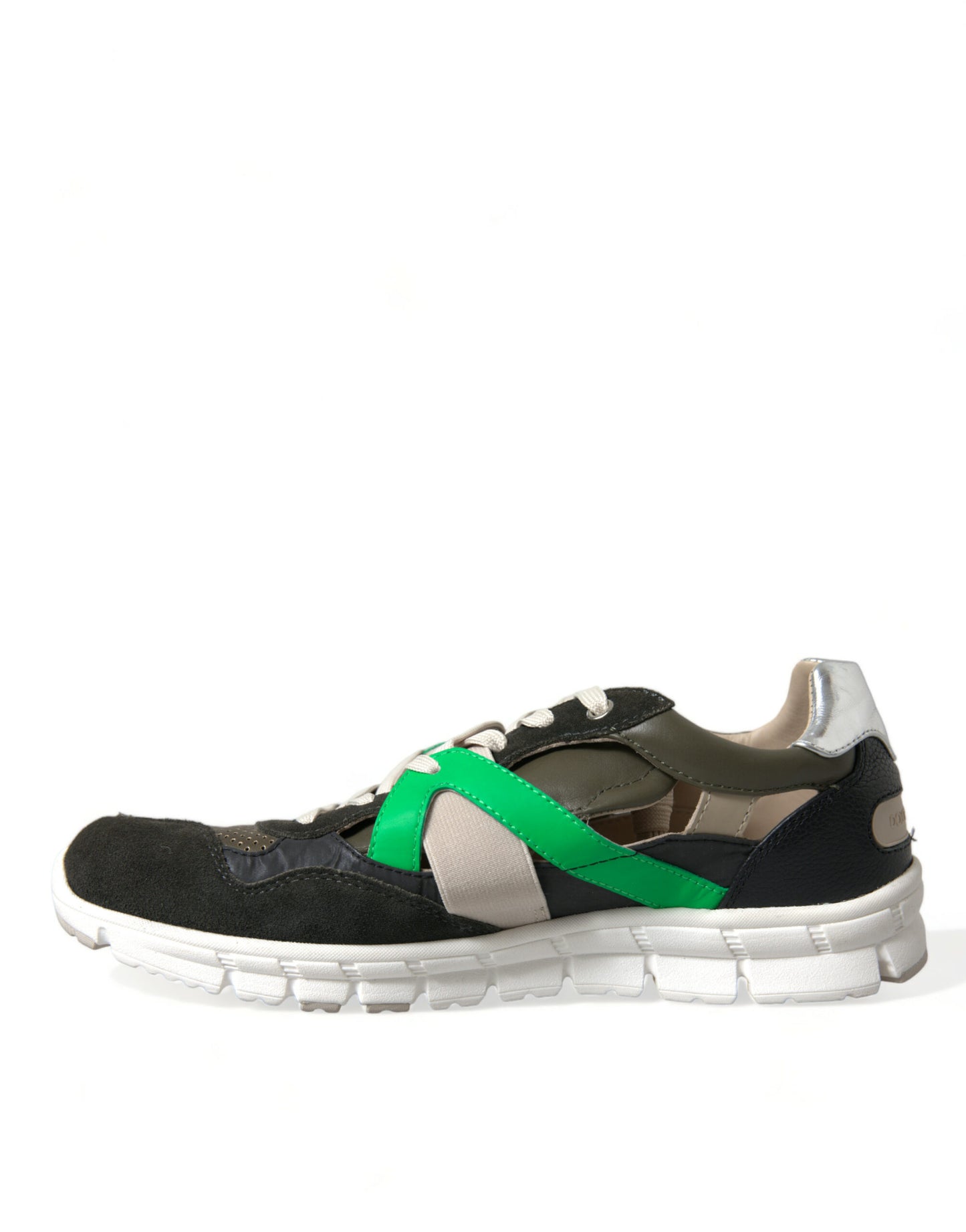 Dolce &amp; Gabbana Mehrfarbige Low-Top-Sneakers aus Wildleder