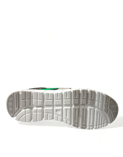 Dolce &amp; Gabbana Mehrfarbige Low-Top-Sneakers aus Wildleder