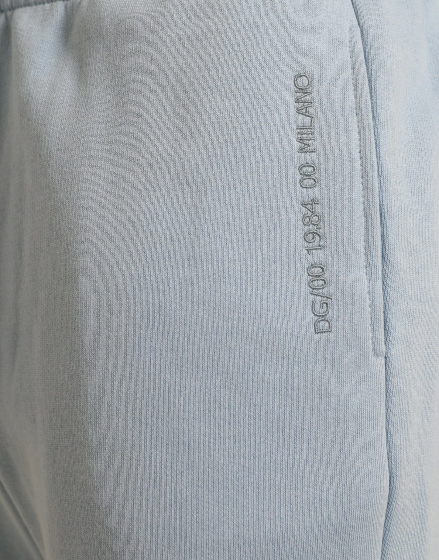 Dolce &amp; Gabbana Light Blue Cotton Sweatpants Men Jogger Pants