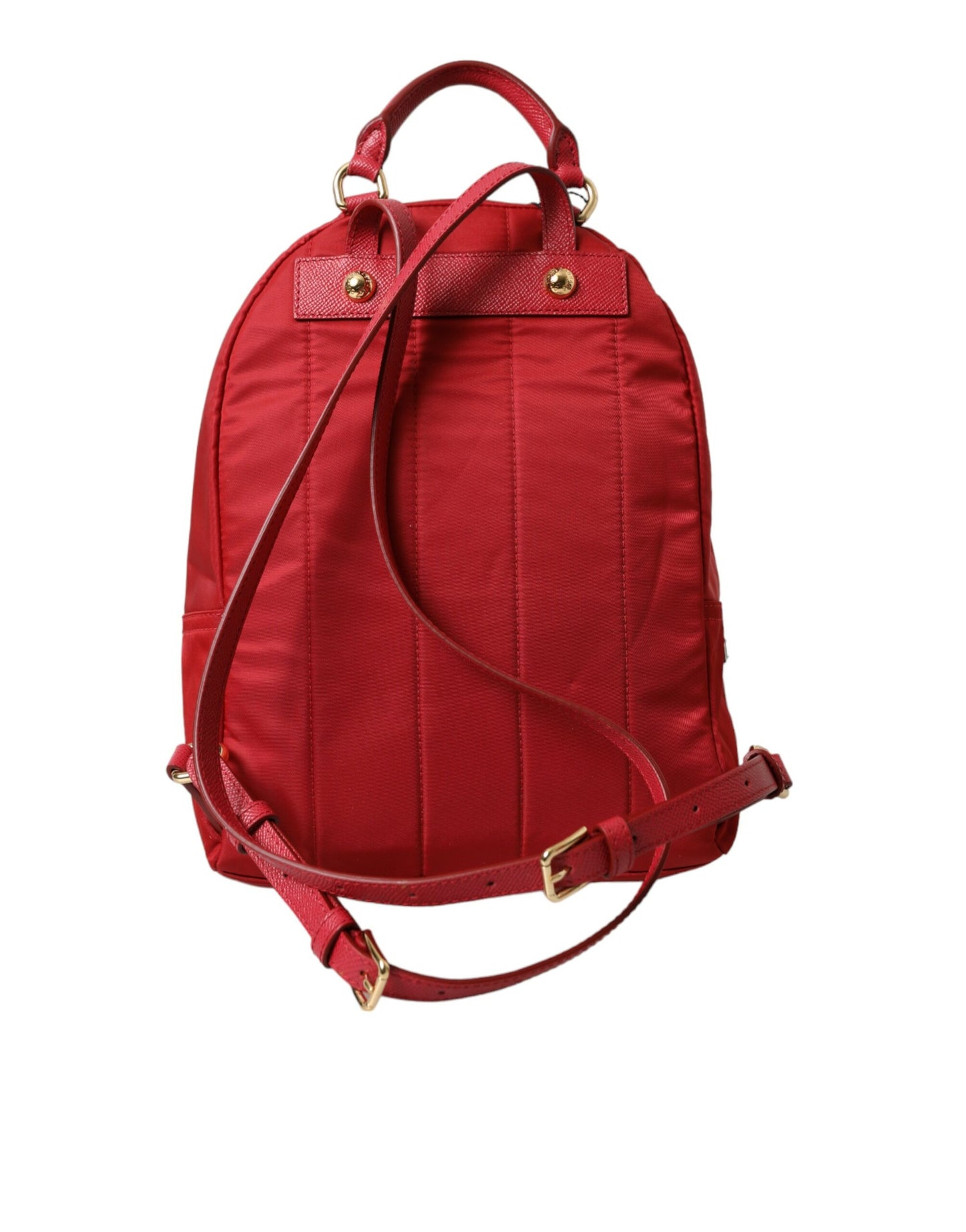 Dolce &amp; Gabbana Red #DGFAMILY Embellished Backpack VULCANO Bag