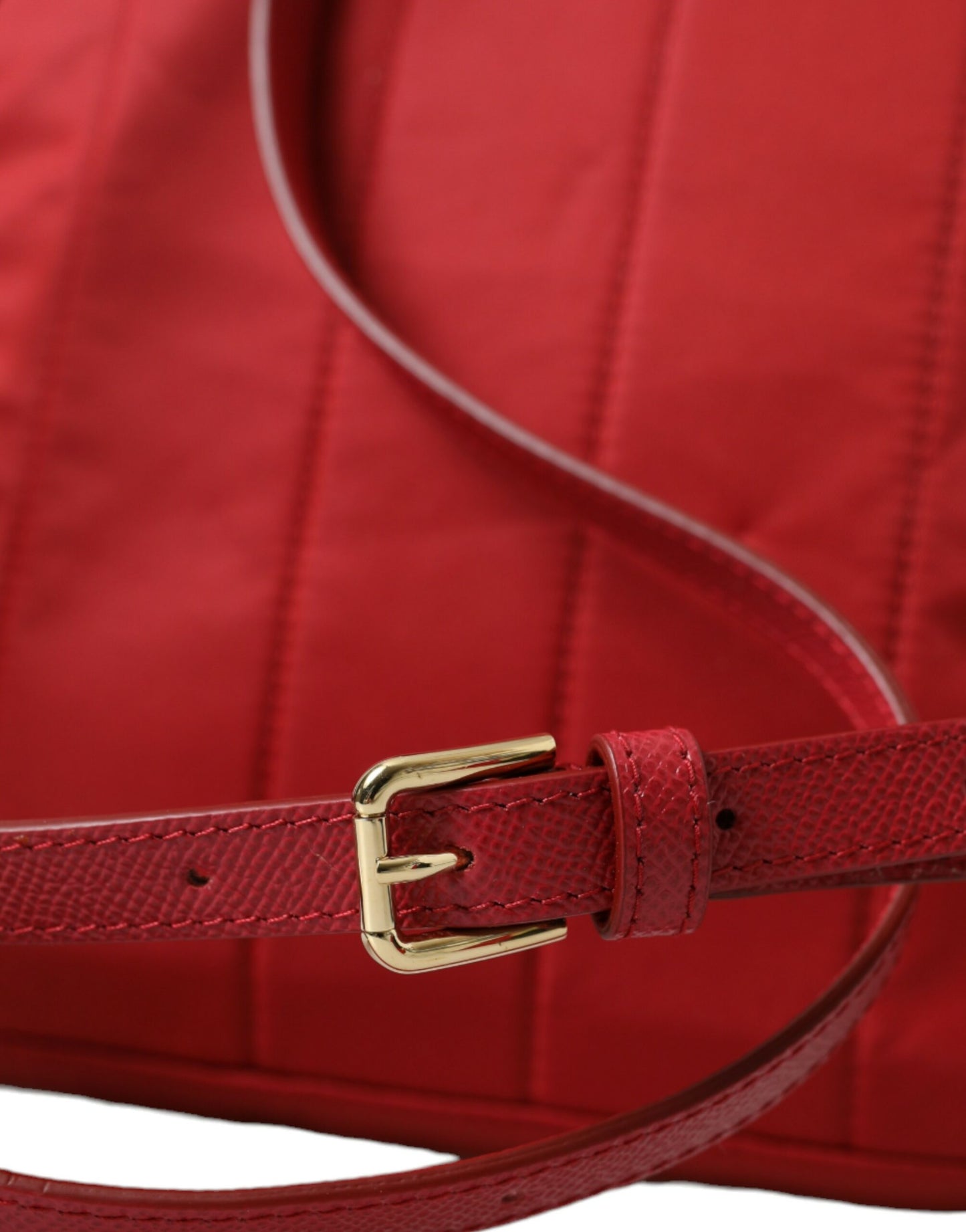 Dolce &amp; Gabbana Red #DGFAMILY Embellished Backpack VULCANO Bag