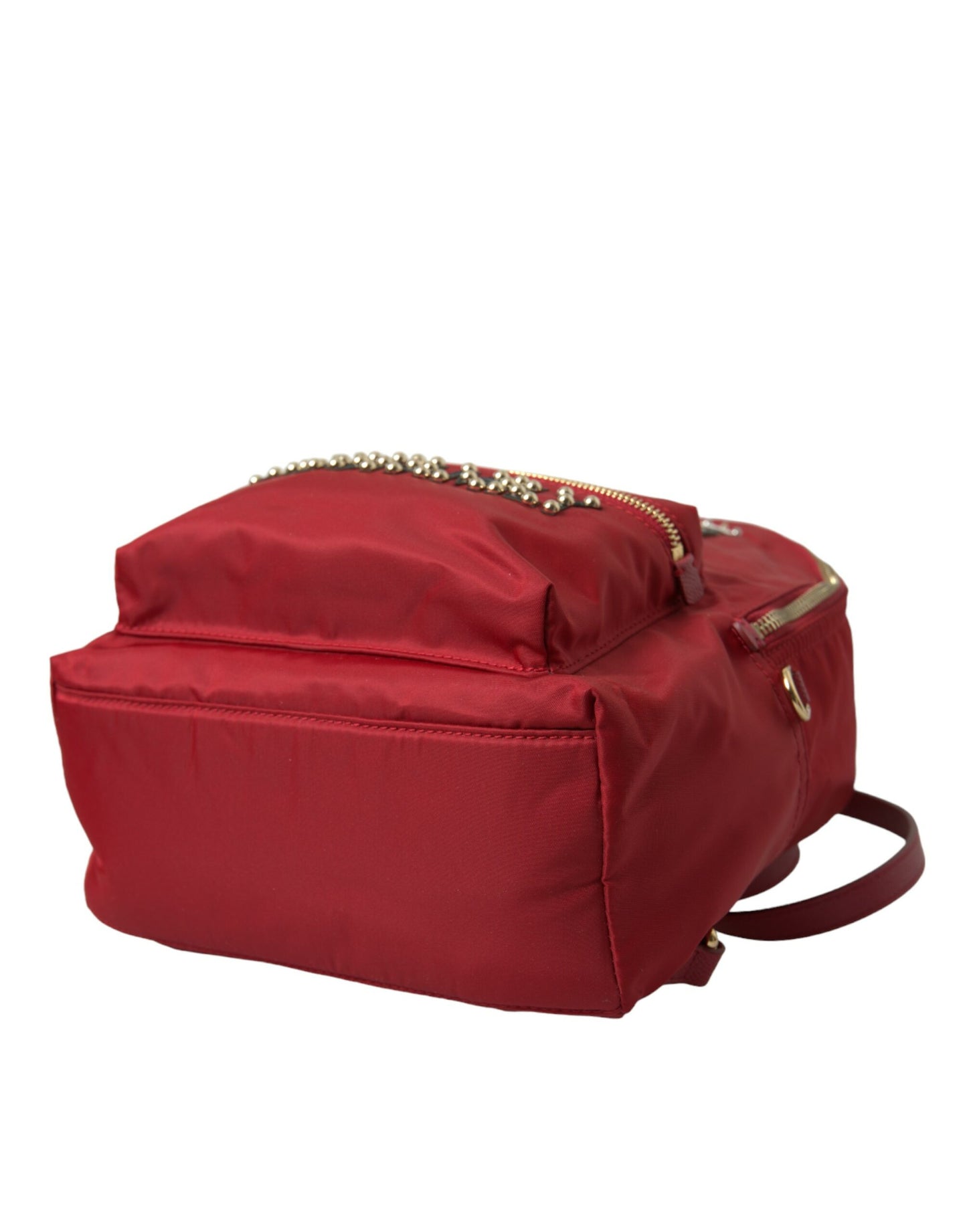 Dolce &amp; Gabbana Red #DGFAMILY Embellished Backpack VULCANO Bag