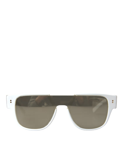 Dolce &amp; Gabbana – Sonnenbrille DG4356 mit verspiegelten Gläsern aus weißem Acetat