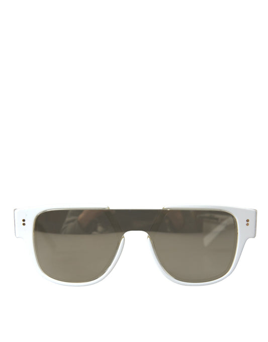 Dolce &amp; Gabbana – Sonnenbrille DG4356 mit verspiegelten Gläsern aus weißem Acetat