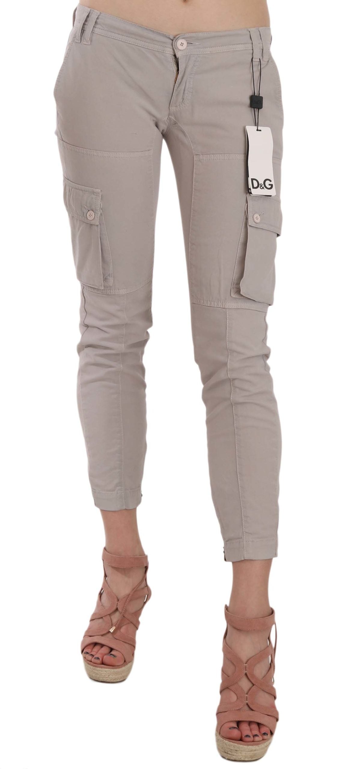 Dolce &amp; Gabbana – Lässige, taillierte Khakihose