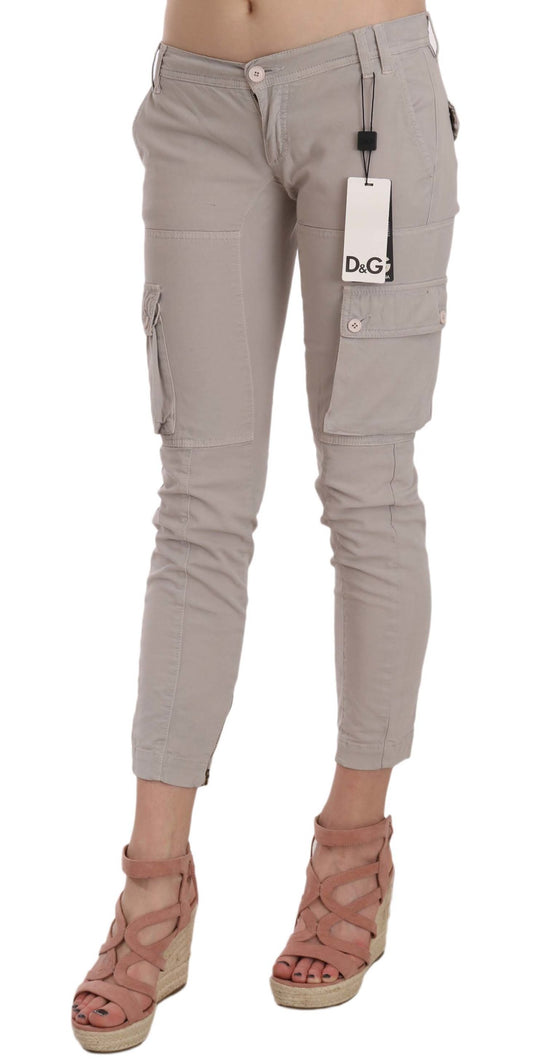 Dolce &amp; Gabbana – Lässige, taillierte Khakihose
